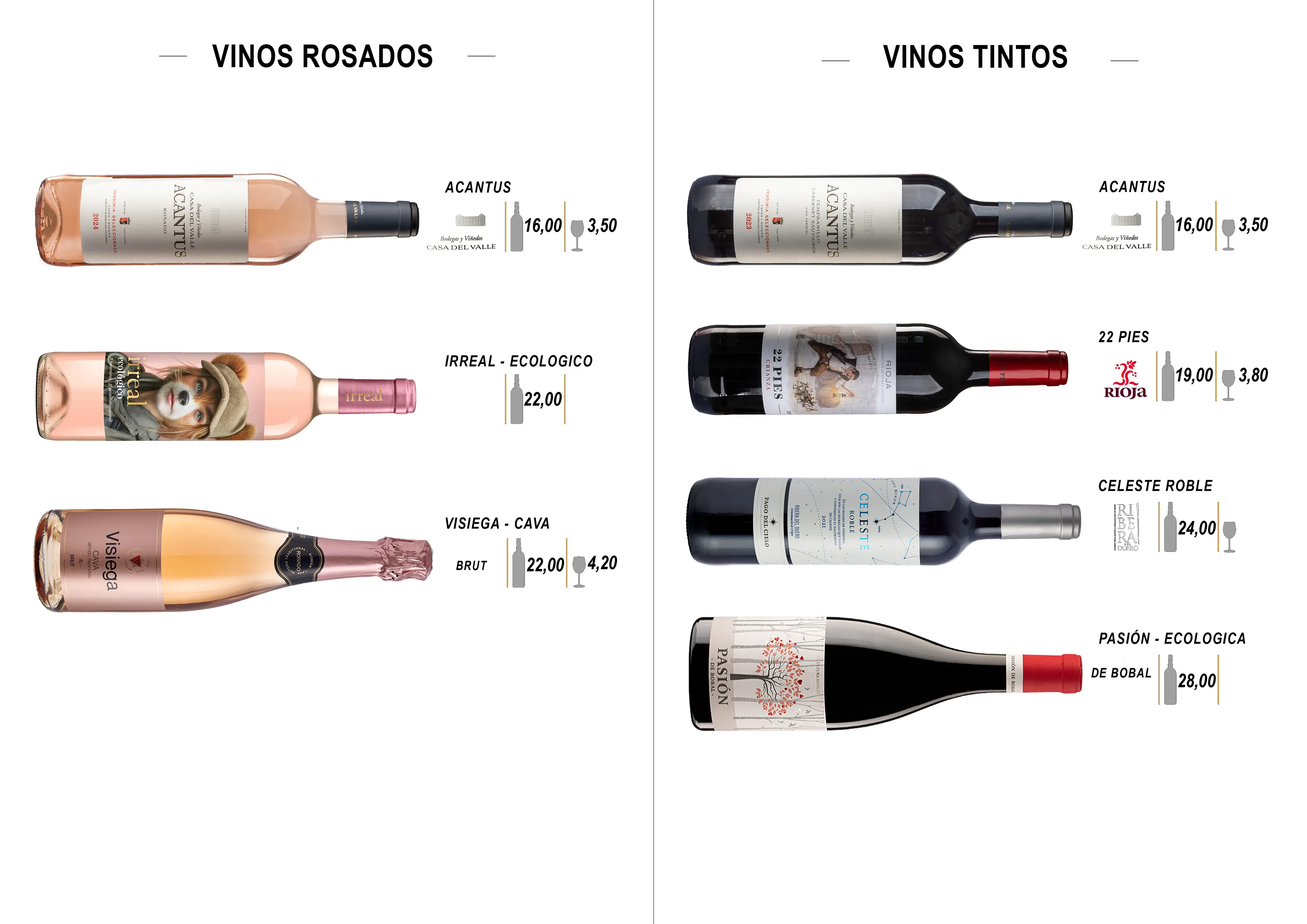 Vino Blanco y Rosado